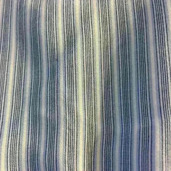 Eileen West pinstripe ruffle edge robe - Picture 5 of 5